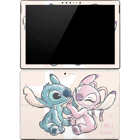 Disney Lilo and Stitch Stitch and Angel Surface Pro 4 Skin